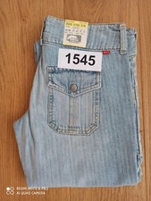 Mustang Damen Jeans W27 L34 Worker Pants Carpenter Heavy Used Wash Cargo Neu C1