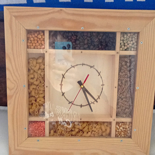 Quadratische holz wanduhr - quadratische, mit