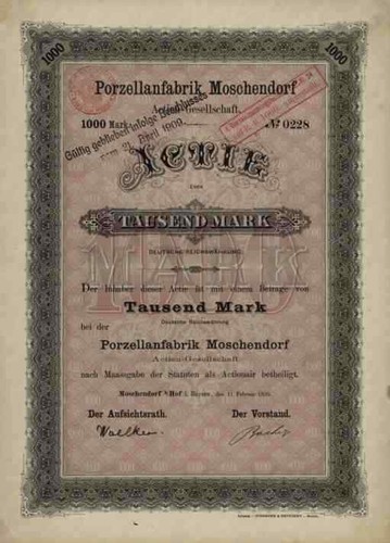Porzellanfabrik 1895