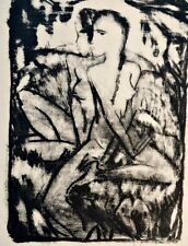 Ludwig Peter Kowalski, 2 Akte 1923, Lithografie, handsigniert, Berlin, Breslau