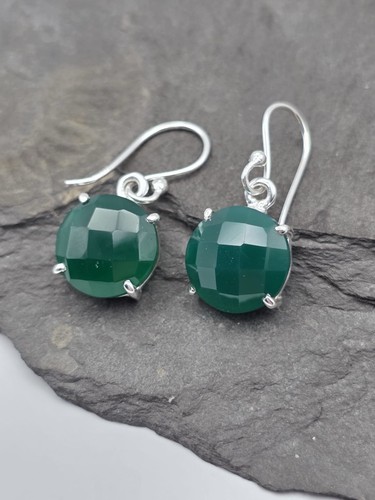 Grüner onyx schmuck 925 - onyx, –
