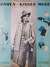 altes Modeheft von 1939 mit