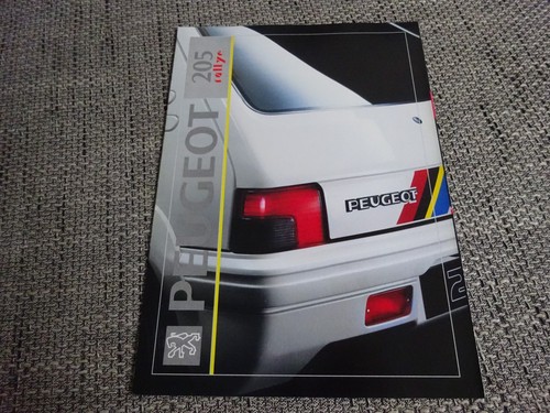 Peugeot 205 rallye - rallye, prospekt