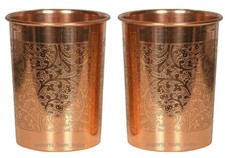 100% Reines Kupfer Wasser Glas