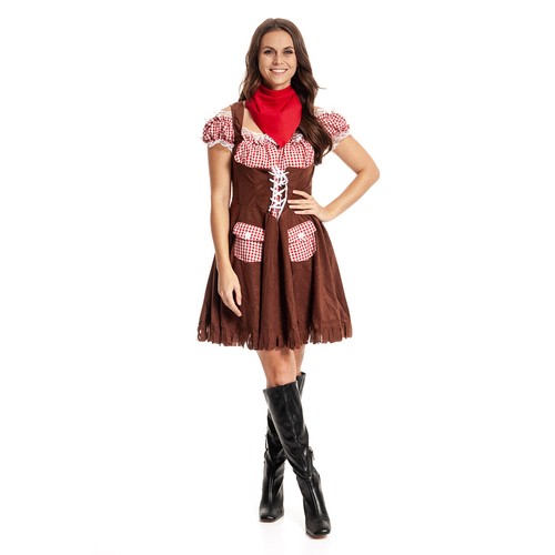 Cowgirl kostüm kleid - kostüm,