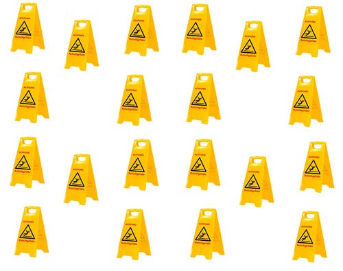 Stück warnschild achtung - stück,