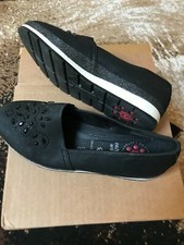 Damen Slipper Halbschuhe Schuhe Gr.39 Schwarz Antishock HSE Neu