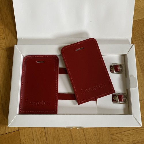 Senator luggage tag leder - luggage,