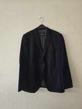 Benvenuto Black Herren Anzug Jacke / Jackett / Sakko und Hose blau Größe 56 / 30