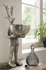 Dekoschale "Hirsch" Alu 36cm