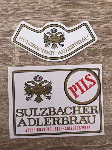 Bieretikett adler brauerei - bieretikett, adler-brauerei