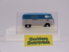 Brekina x VW Bus Bulli T 1 Autounion Renndienst DTM 1960 blau grau 1:87 192589