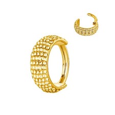 1,2mm TITAN Gold Clicker Ring