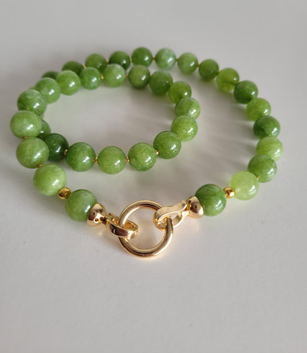 Handgemachte peridot collier - handgemachte,
