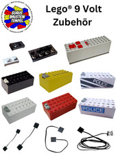 LEGO 9 V Volt Light & Sound Technic Train Wire Kabel Box Motor Electric Plate