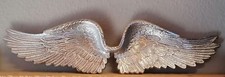 ❤️ XL  Engelsflügel  Alu Metall  Wings silber Wanddeko Landhaus Shabby  + NEU +