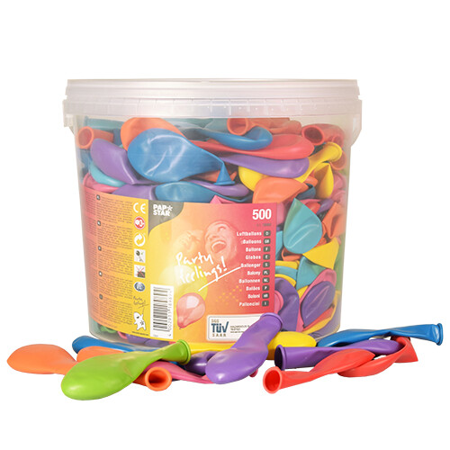 500 luftballons cm bunt - Ø, 19