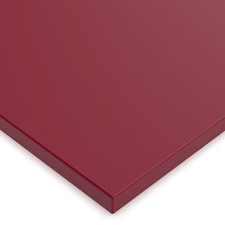 X57 dekorplatte rubinrot 19mm - dekorplatte,