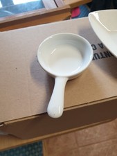 pulsiva, Miniporzellan Pfanne, weiß, Ø 6 x2 cm, 6 Stück, Gastro,