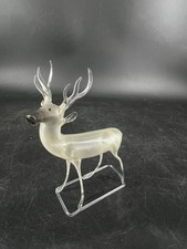 Alte Lauscha Bimini Glasfigur Figur Hirsch Hohlglas Glas Glaskunst Tierfigur