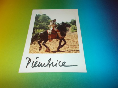 Pierre brice winnetou signiert - pierre,