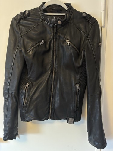Tigha lederjacke schwarz - tigha, in