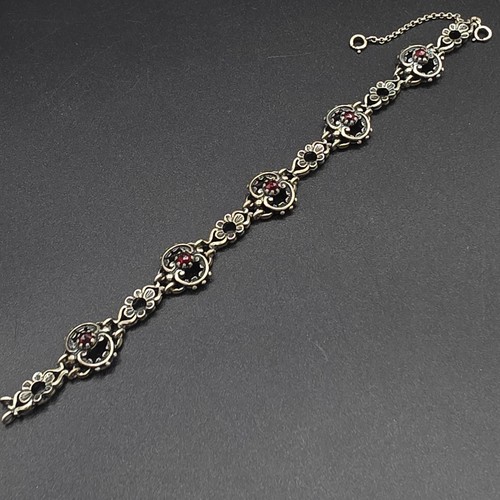 Granat armband kette - granat,
