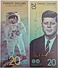 Us President, J.F.Kennedy Twenty Dollars, Un-currency Money - Colorful  Notes