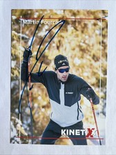orig. Autogrammkarte Biathlon Martin Fourcade