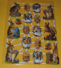 1x Poesiebilder Oblaten Hasen