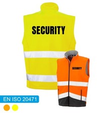 SECURITY Warnwesten | Sicherheitsweste nach ISO 20471 | winddicht & gefüttert