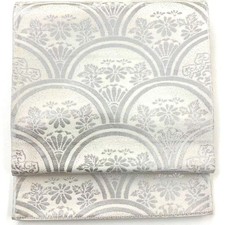 4785# Japanischer Vintage Fukuro Obi Gürtel Kimono Stoff Seide Traditionell S...