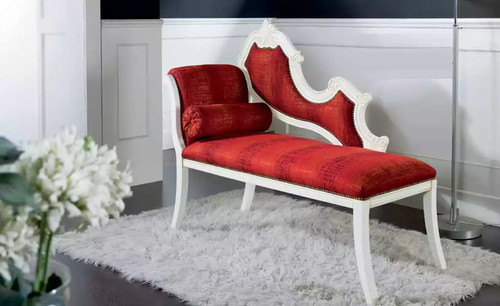 Roter chaiselongue klassische - roter,