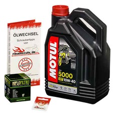 Kawasaki Z 750 /S, 04-06, ZR750J, Motul 10w40 Öl, HiFlo Ölfilter Motorölset