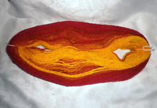 Handgesponnene Wolle, Farbverlauf, 195g