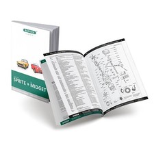 umfangreicher Ersatzteilkatalog für Austin Healey Sprite und MG Midget