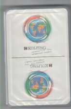 Skatspiel, unbespielt, Kartenspiel komplett, Werbung „ Kolping“