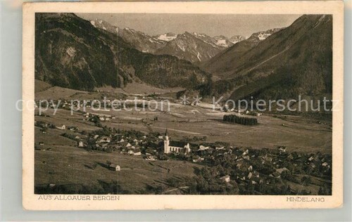 Hindelang panorama - hindelang,