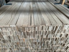 5x Holzleiste Eiche ca. 8 stark x 20/27/35/40/50 x 1000 mm B-Ware