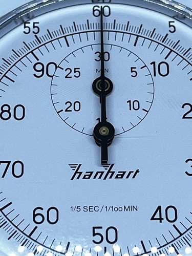 Hanhart stoppuhr mit - stoppuhr,