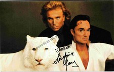Autogrammkarte Siegfried & Roy Fischbacher, Siegfried und Roy Horn :