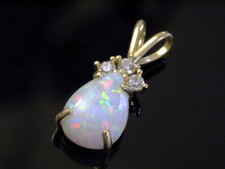 750 gold opal - gold, anhänger