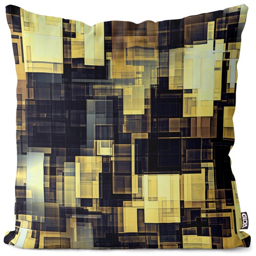 Gold geometrisch kissenhülle - gold,