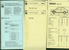 FIAT 127 DAT Unterlagen