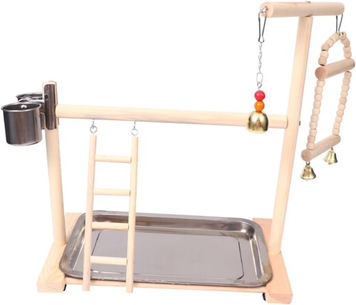 Wooden parrot playground mit - parrot,