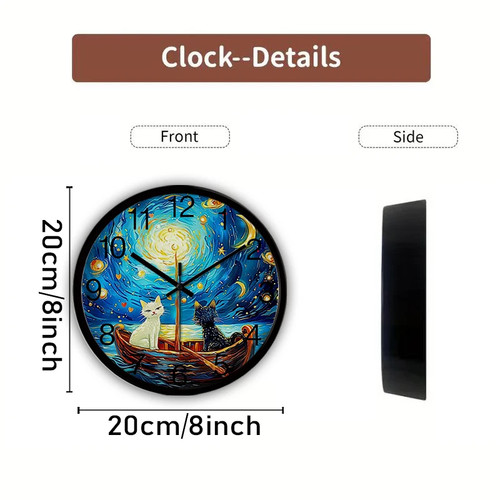 Runde wanduhr cartoon - runde,