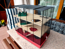 Kleintierkäfig + Zubehör neuwertiger Zustand  zu verkaufen.  65cm x 36cm x 65cm.