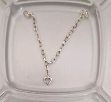 Vinani Armband 19cm Sterlingsilber mit Herz Charm-Anhänger