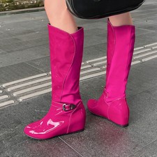 Damen Riding Biker Kniehoch