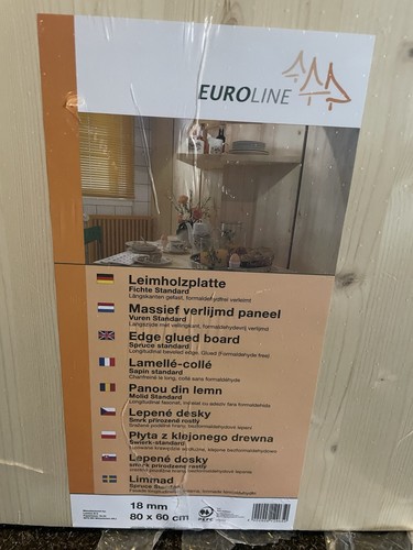 Leimholzplatte 60x80cm